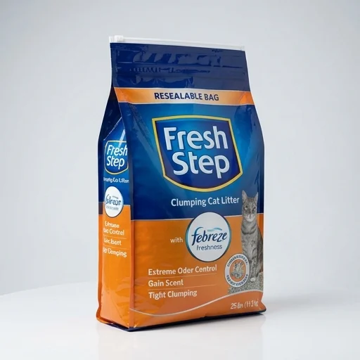 Fresh Step Clumping Cat Litter with Febreze Freshness